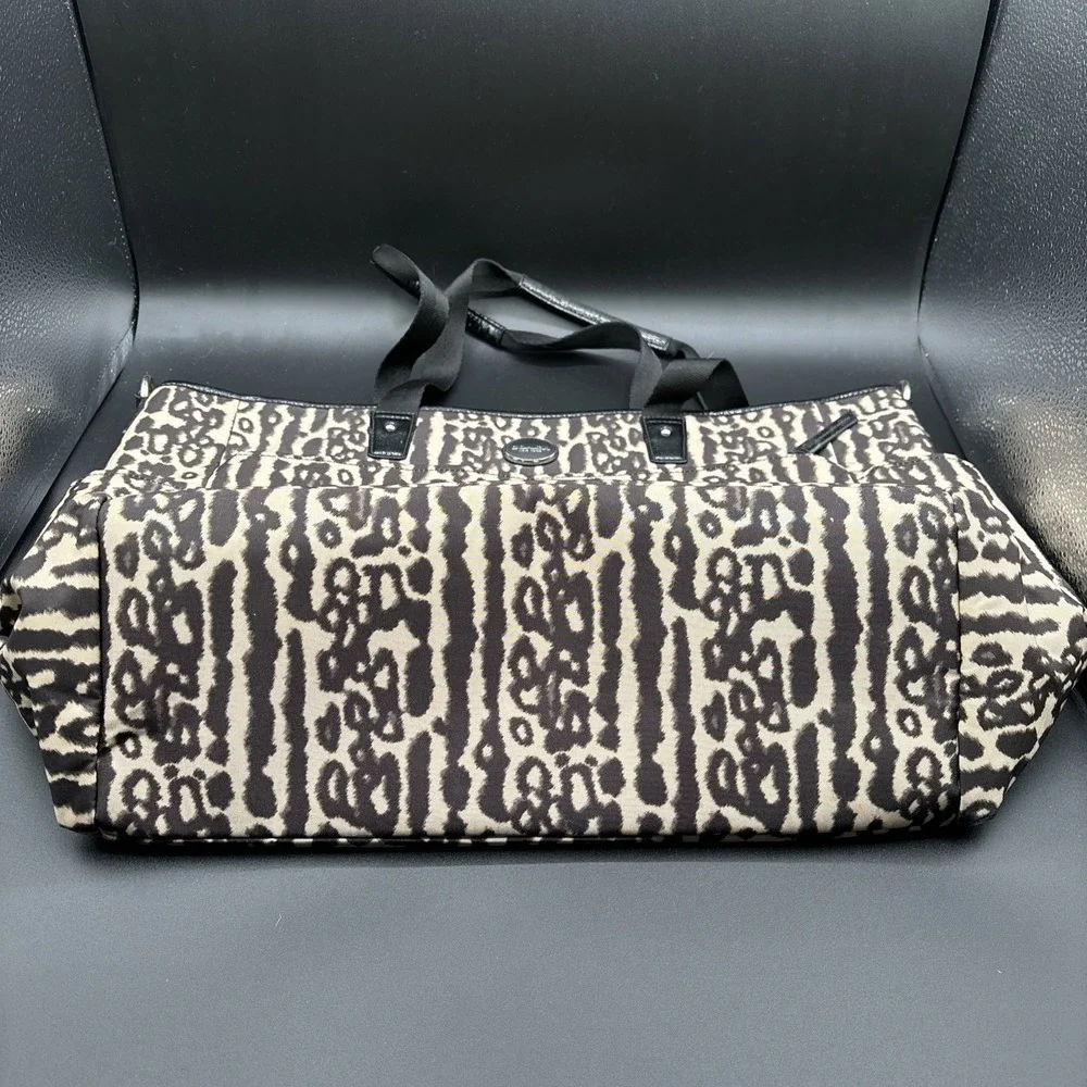 COACH Gateway Ocelot Print Nylon Diaper Bag Large Tote F31982